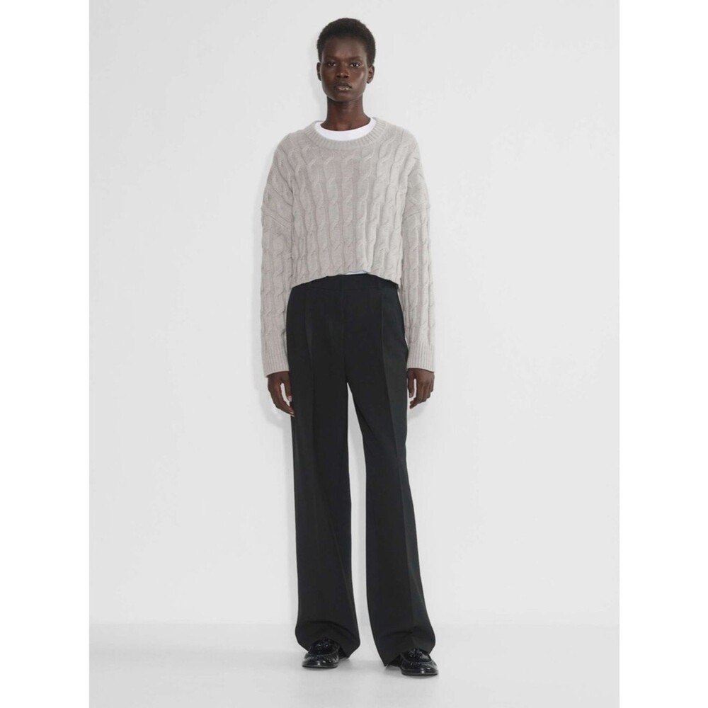 Aritzia Babaton Glory Merino Wool Sweater | Oatmeal | Small - Picture 9 of 9
